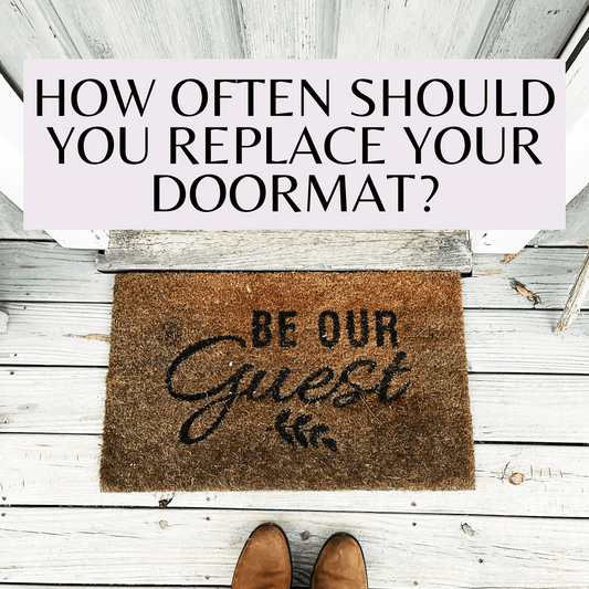 Be our guest front door mat