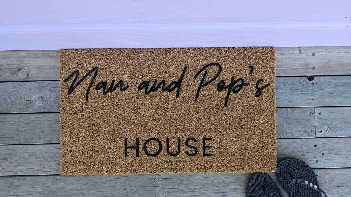 Nan and Pops House Doormat
