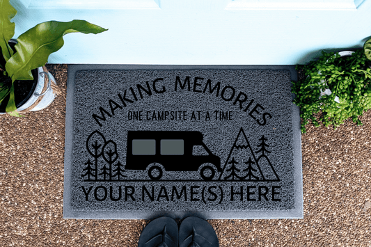 camper floor mat customised