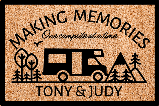 making memories motorhome doormat