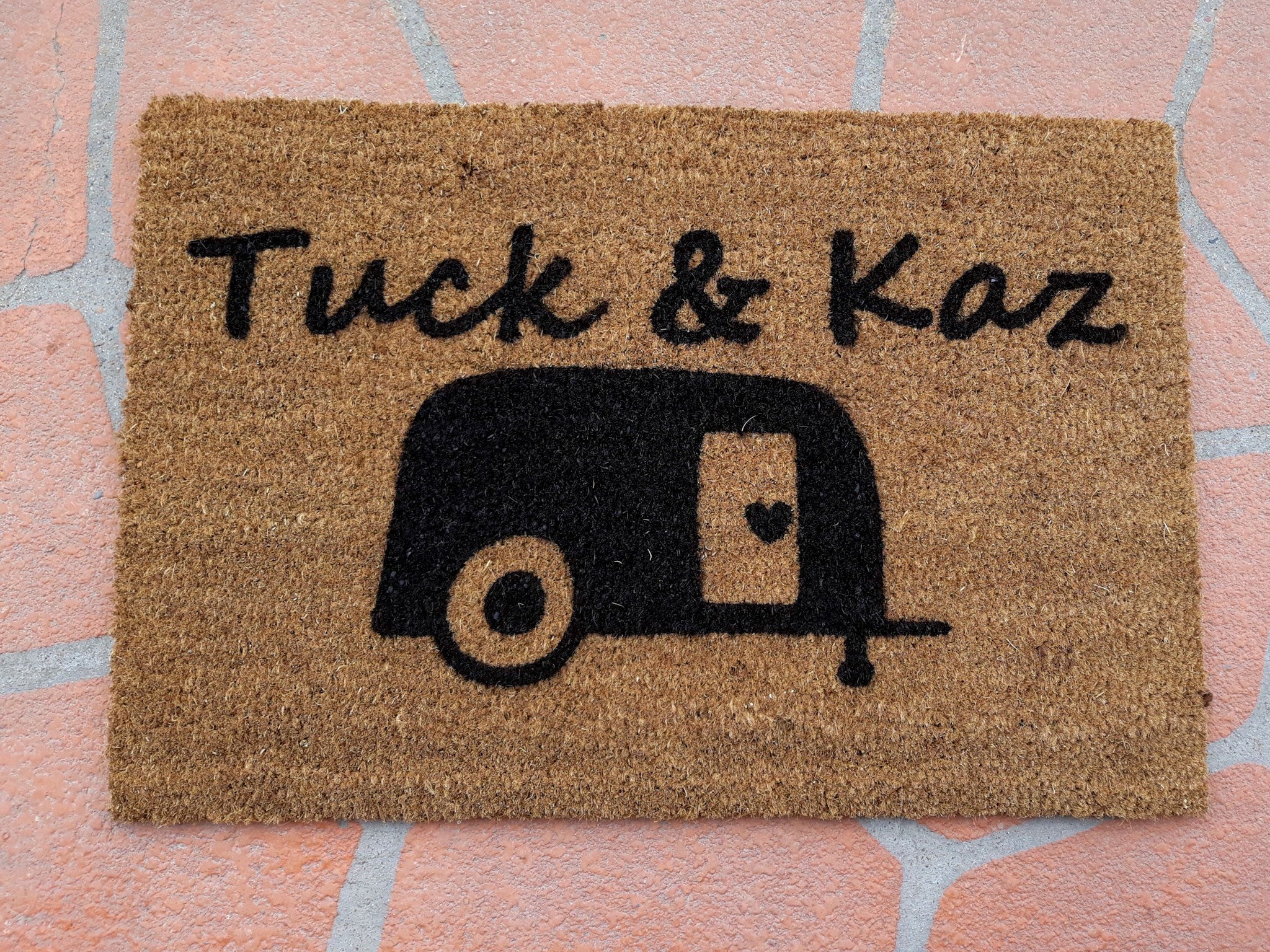 Caravan personalised Doormat Personalised Doormats