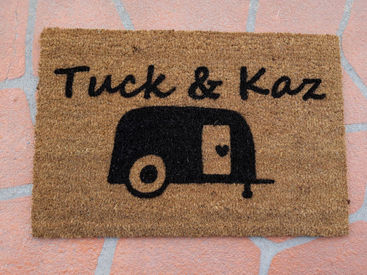 Caravan Doormat #2 - Personalised Doormat Australia