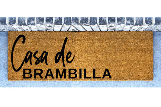 Casa de Long Doormat - Personalised Doormat Australia