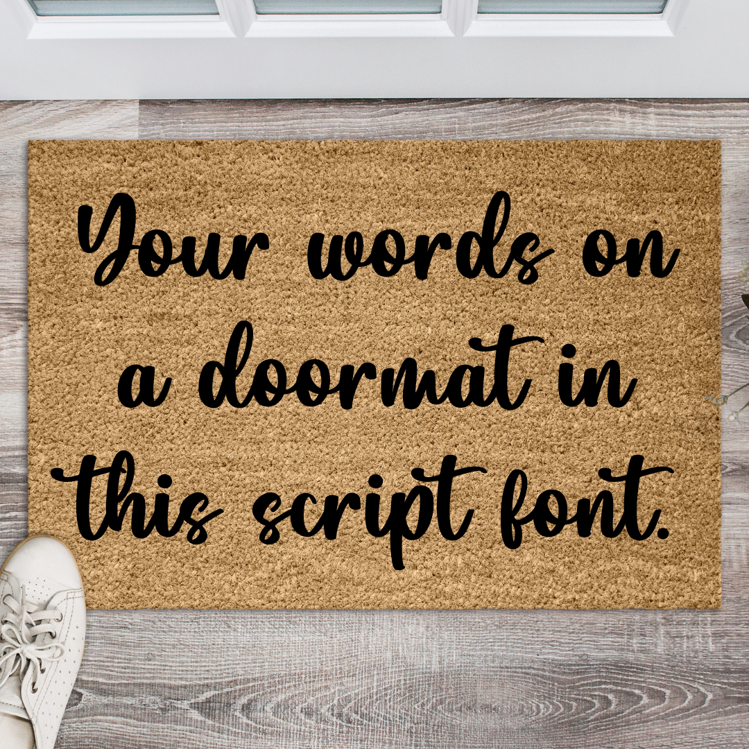 Custom order Design your own doormat Personalised Doormats Australia
