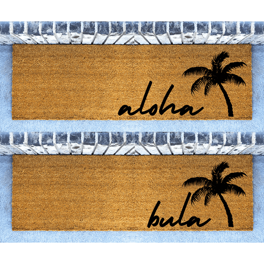 Aloha doormat long doubledoor