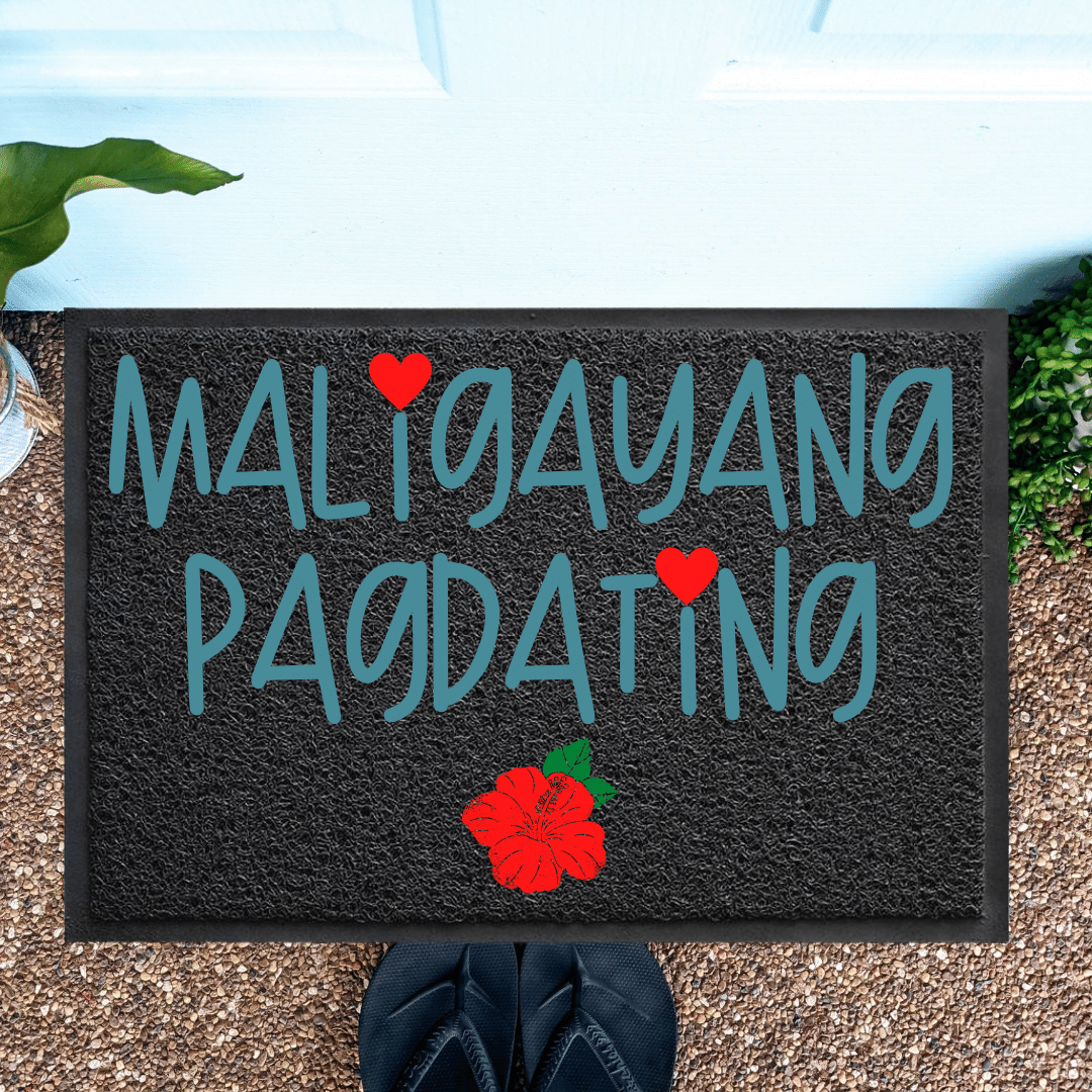Filipino door mat Maligayang Pagdating Personalised Doormats