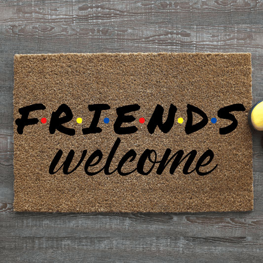 Friends Welcome doormat