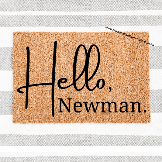 Hello newman doormat