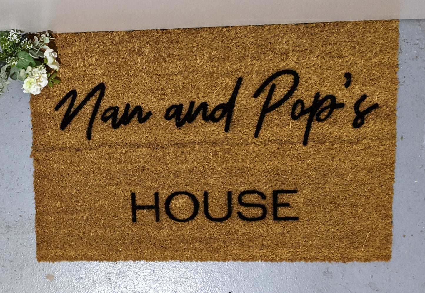 Nan and Pops House Doormat - Personalised Doormat Australia