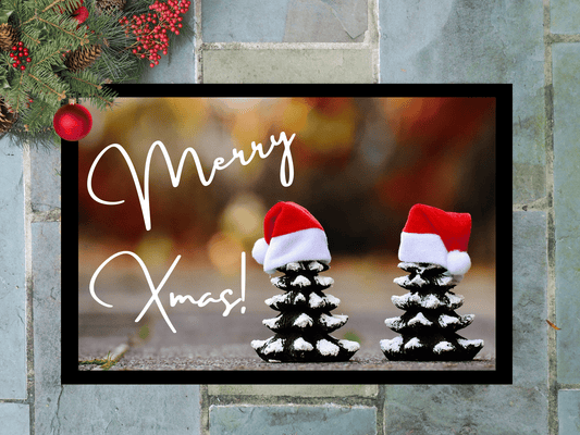 Merry Chistmas printed doormat