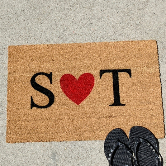 Custom Front Door mat with initials | Personalised Doormat - Personalised Doormat Australia