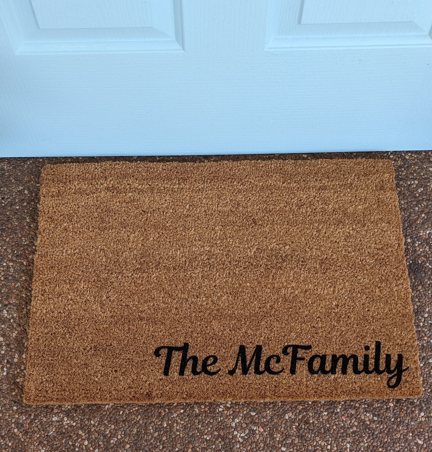 Simple cursive Personalised Doormat - Personalised Doormat Australia