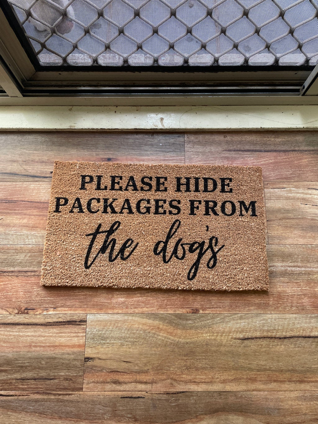 Please hide packages from husband or..
