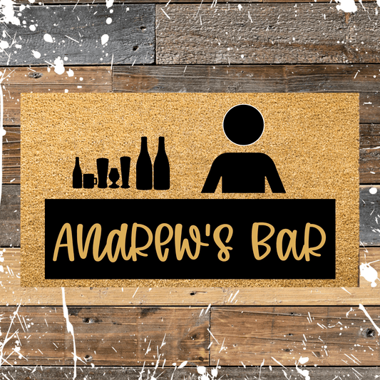 Bar doormat Personalised - Personalised Doormat Australia