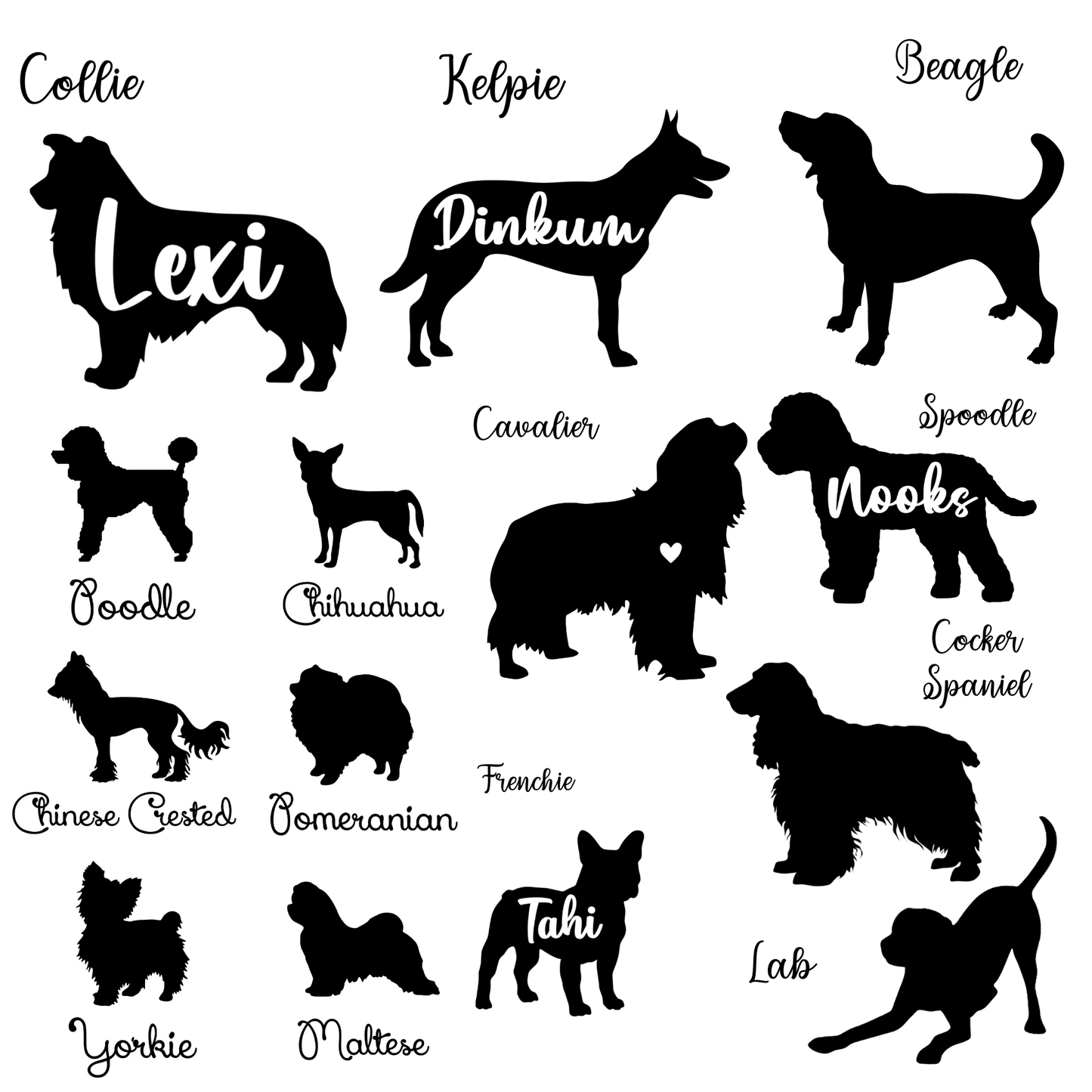 Welcome To Doormat with a dog picture - Personalised Doormat Australia