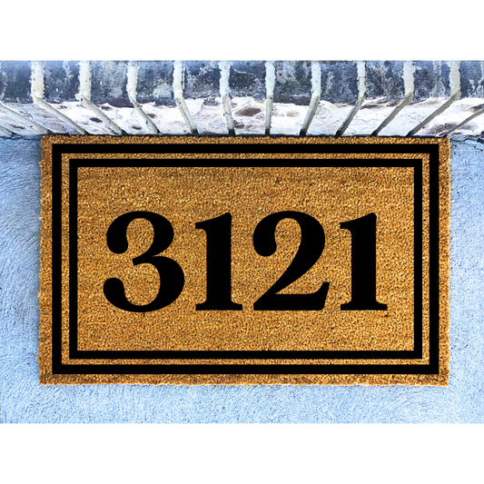 Postcode doormat  | Personalised Doormat