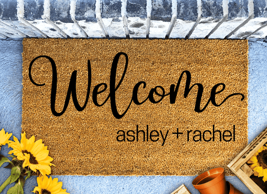 Welcome personalised doormat - Personalised Doormat Australia