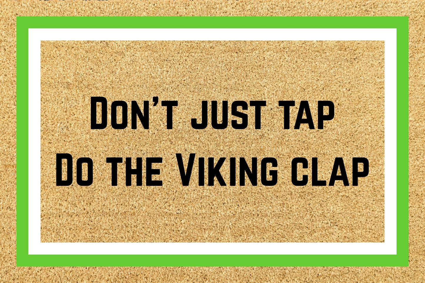 Your Words on an NRL Team Footy Doormat