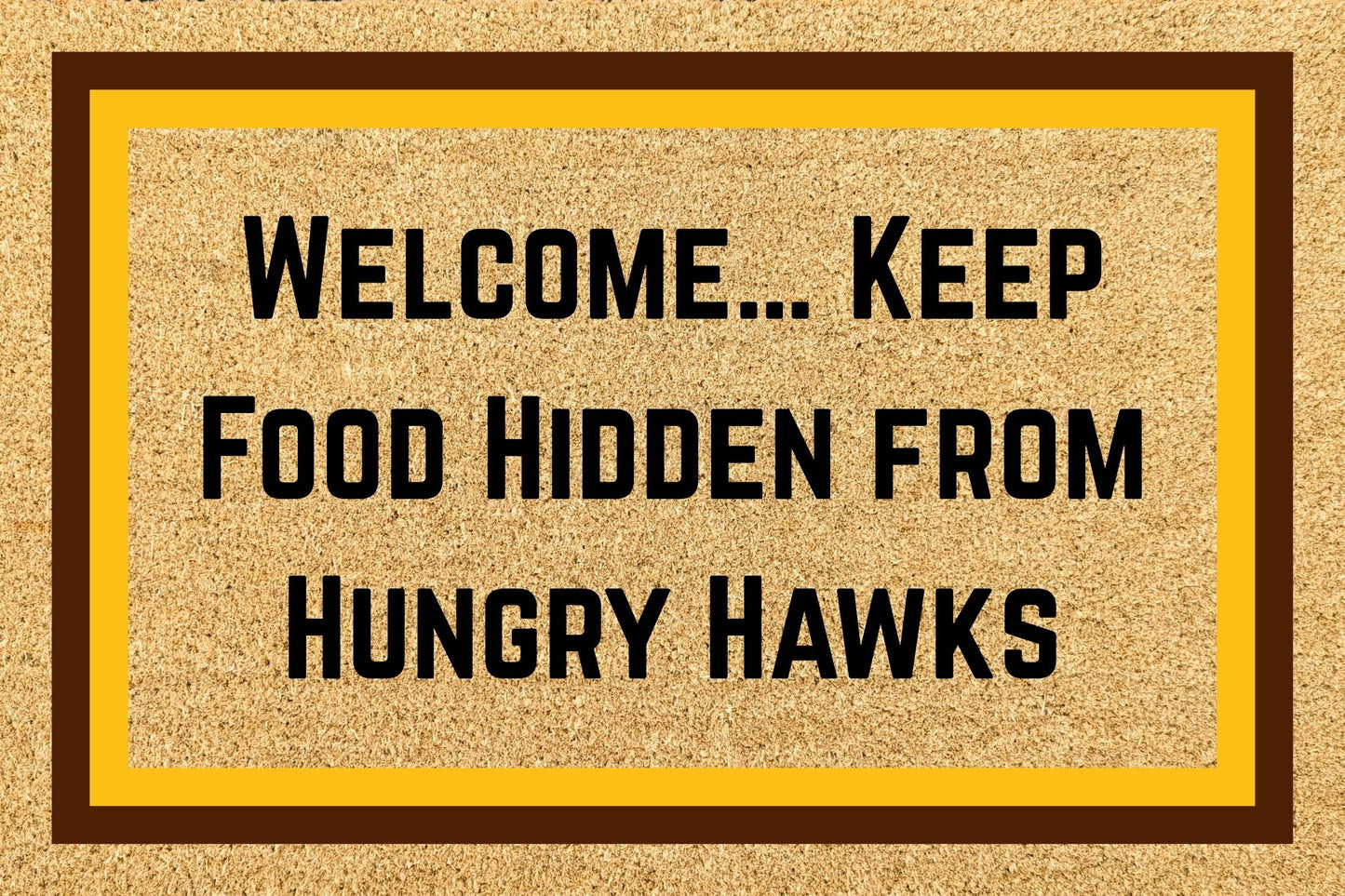 Your Words on an AFL Team Footy Doormat