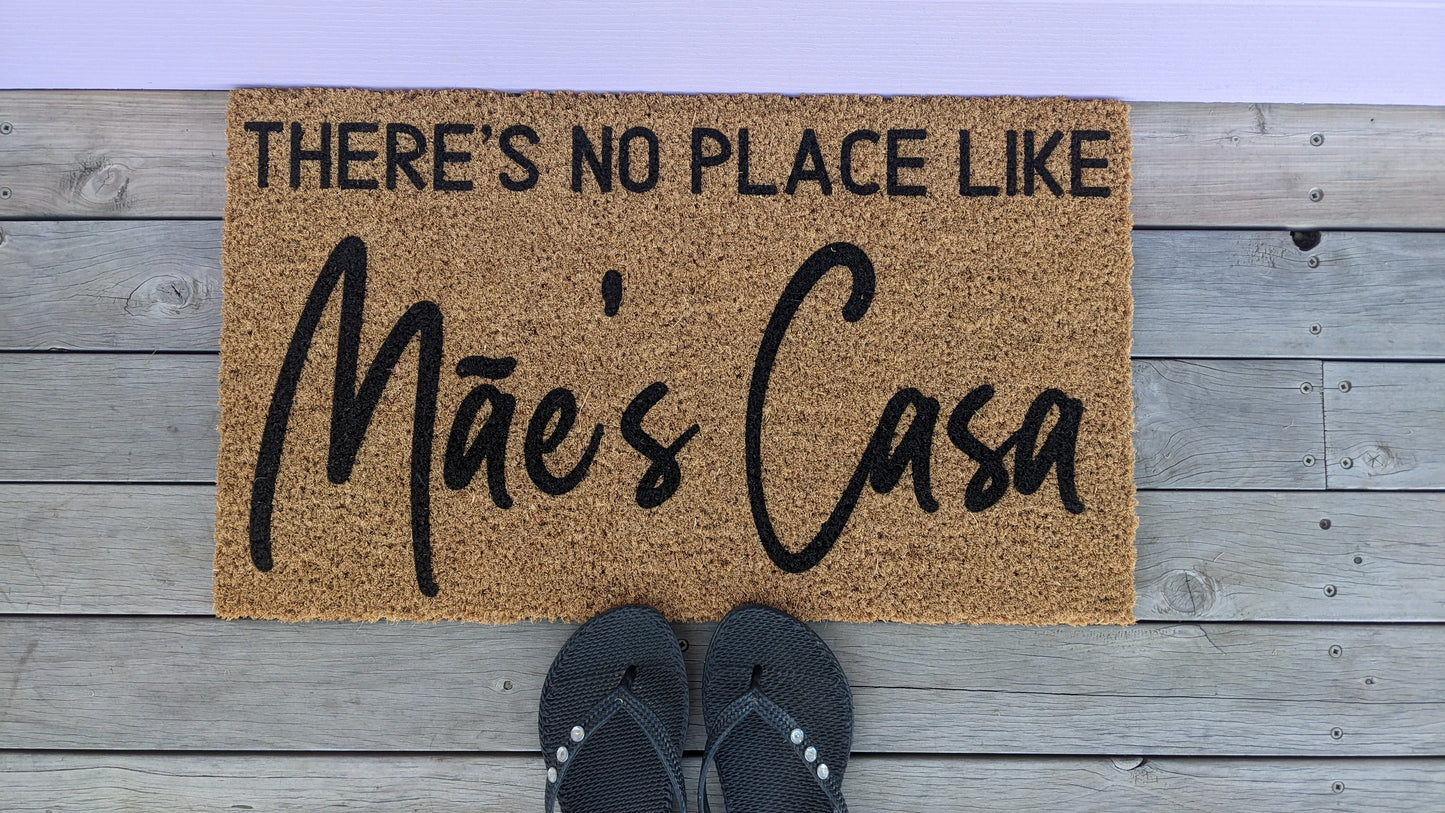 There's no place like personalised doormat