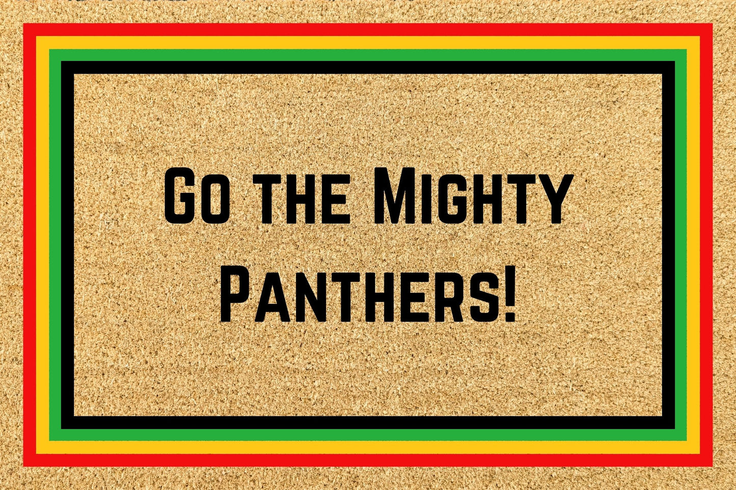 Your Words on an NRL Team Footy Doormat