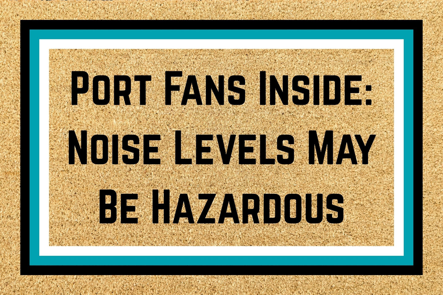 Your Words on an AFL Team Footy Doormat