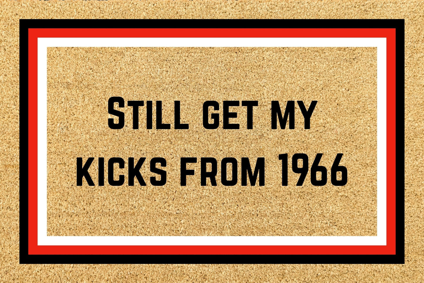 Your Words on an AFL Team Footy Doormat