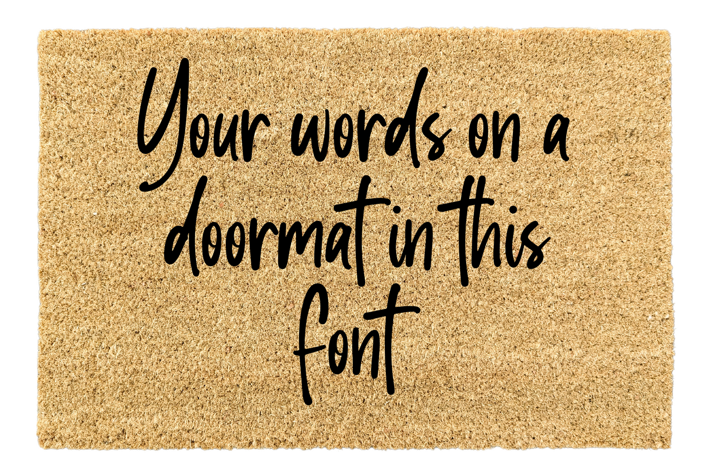 Your words on a doormat SA - Personalised