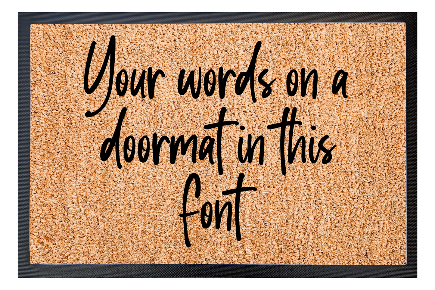 Your words on a doormat SA - Personalised