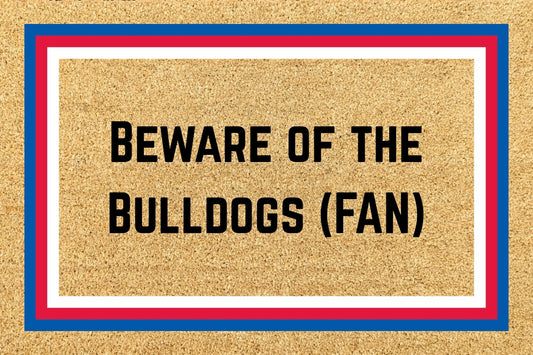 Your Words on an AFL Team Footy Doormat