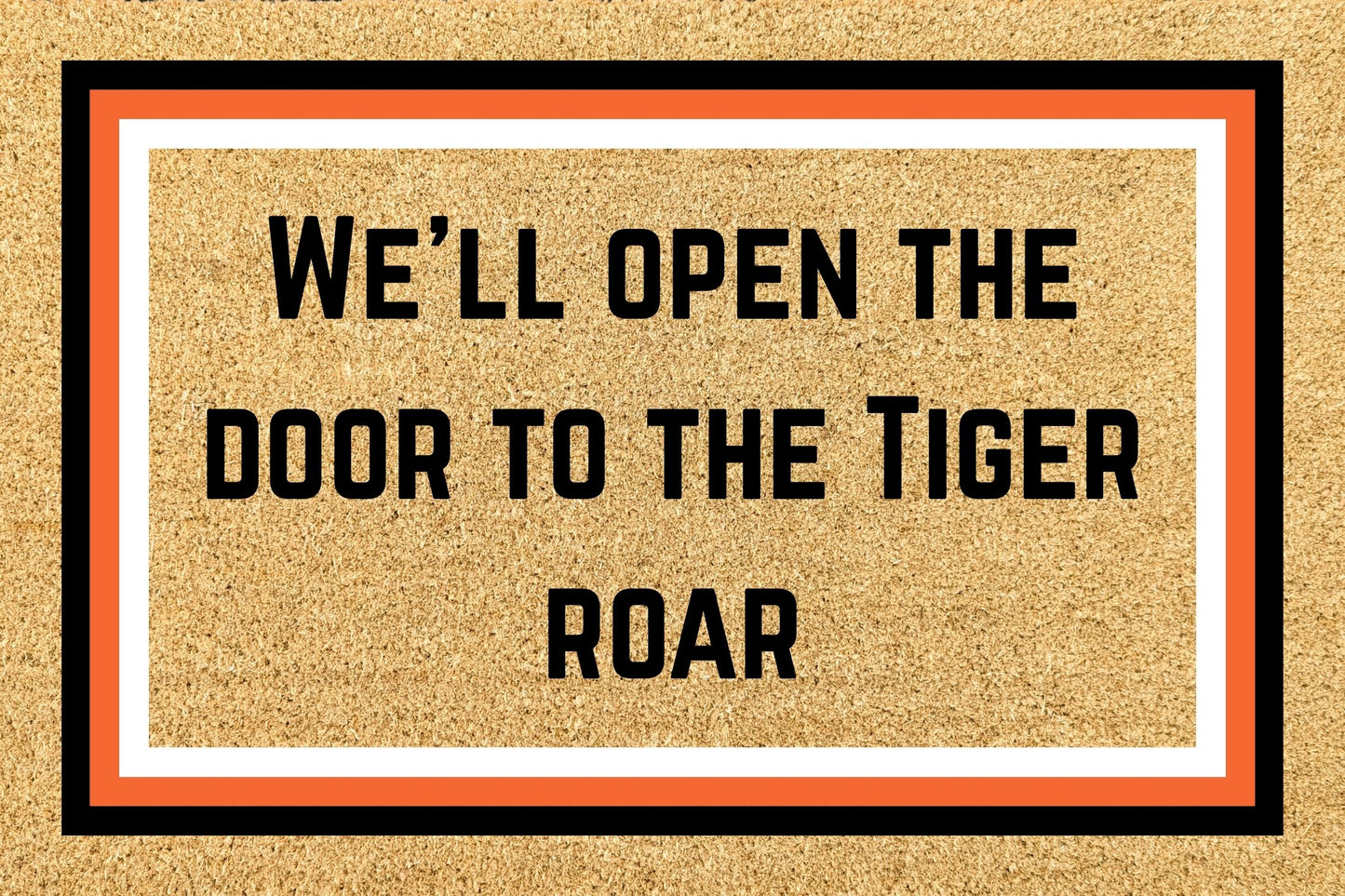 Your Words on an NRL Team Footy Doormat