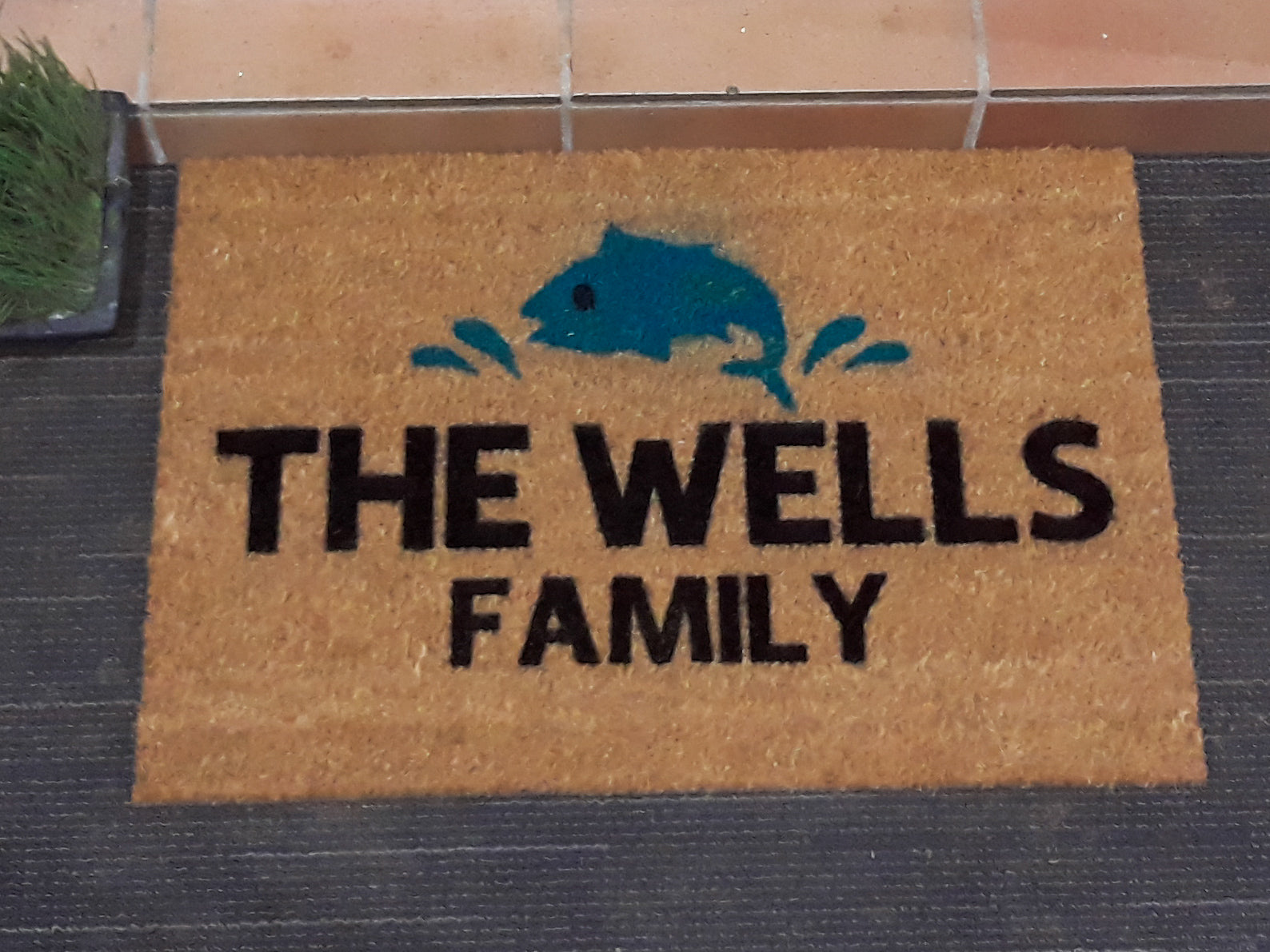 Fishing personalised doormat - Personalised Doormat Australia