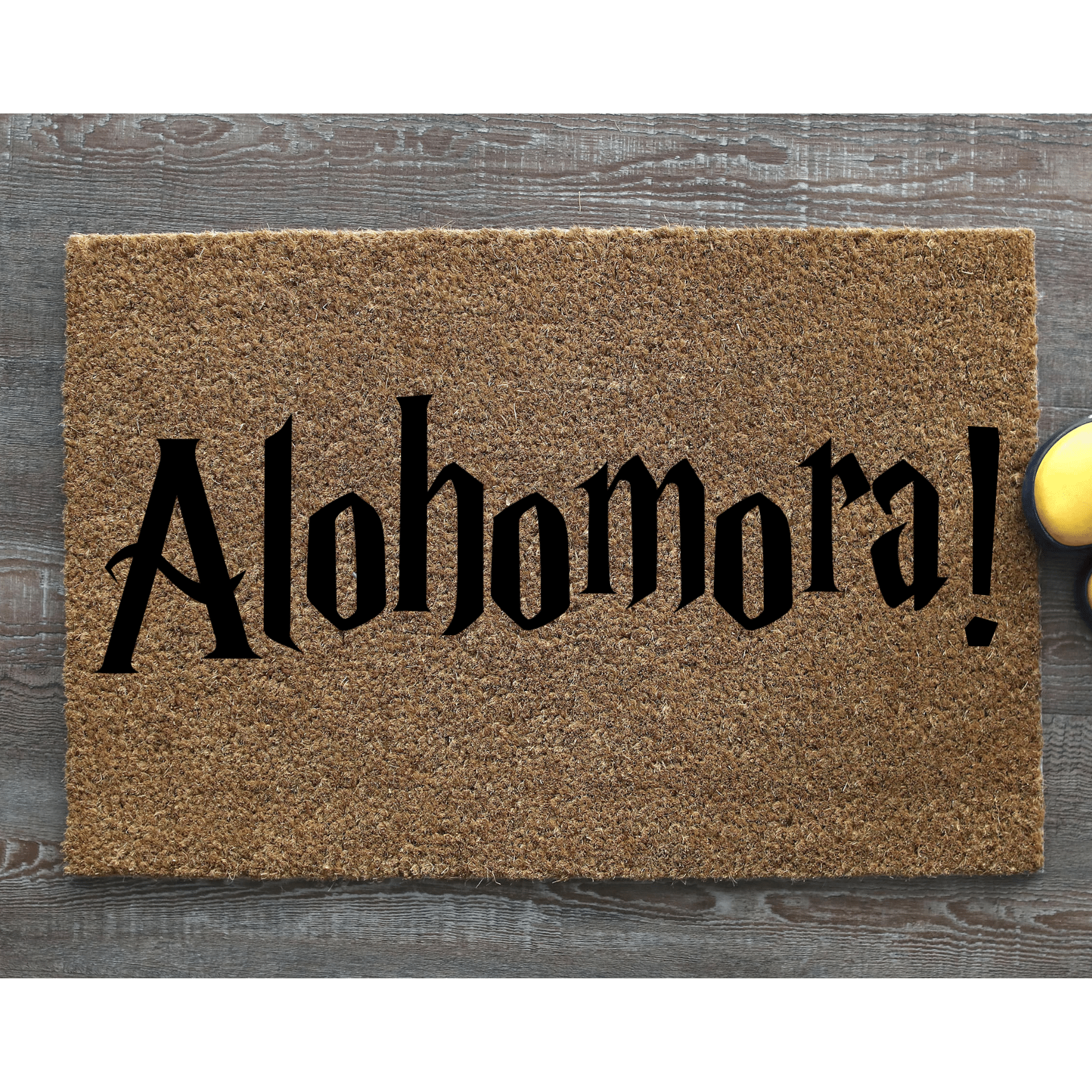 Alohomora Front Door Mat Personalised Doormats   Alohomoradoormat 