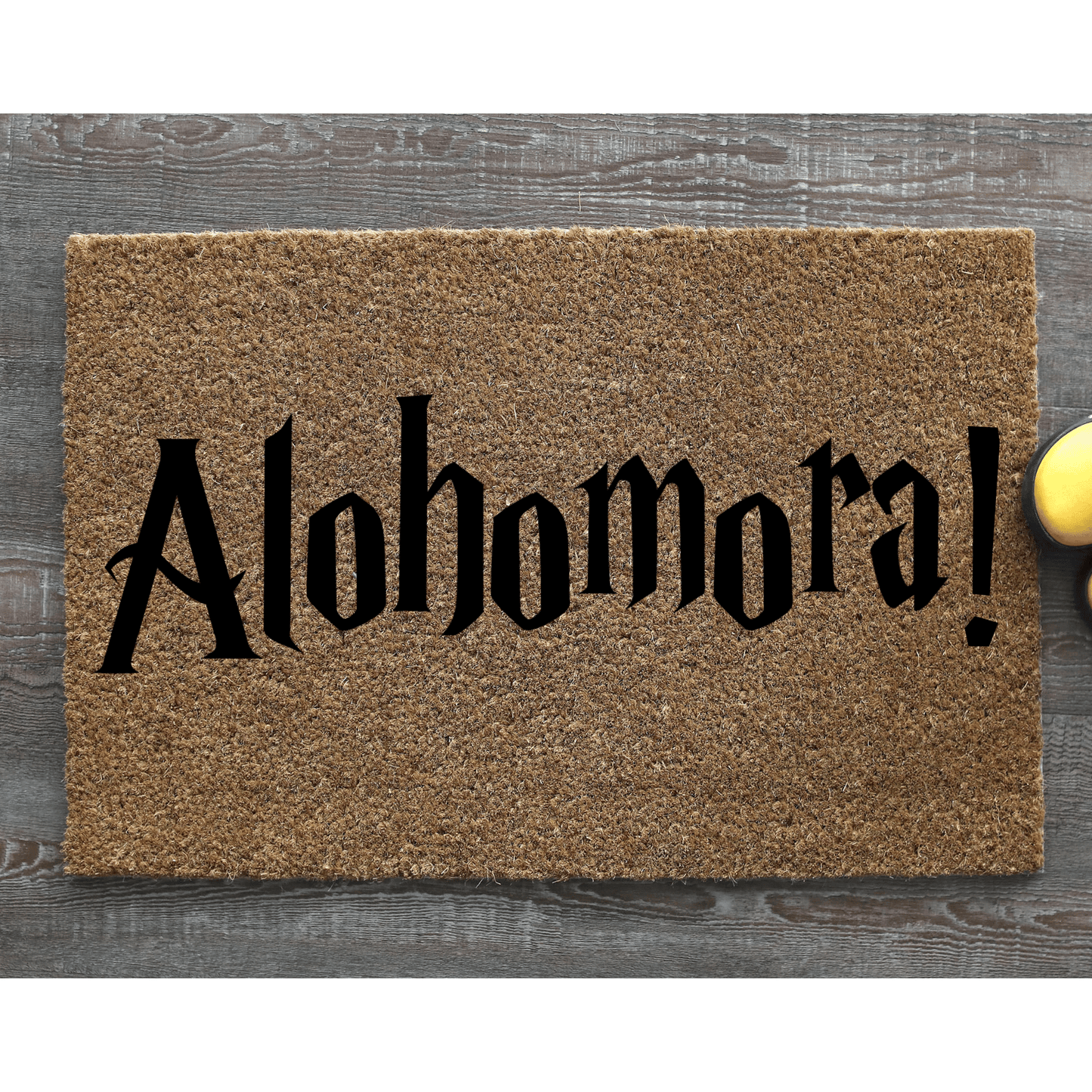 Alohomora front door mat - Personalised Doormat Australia