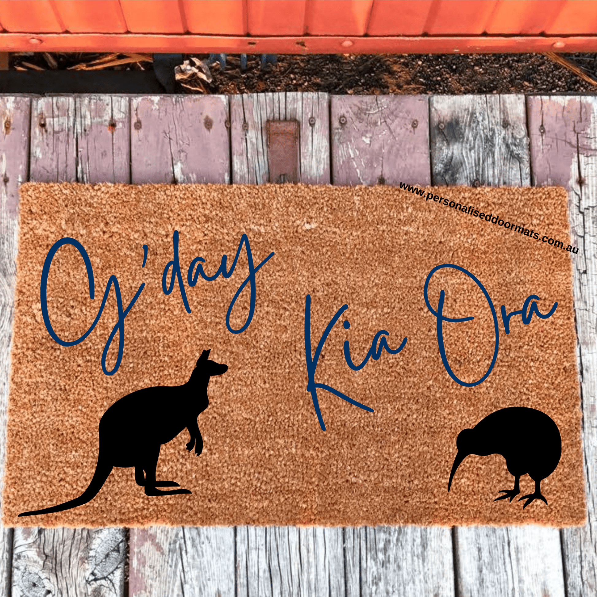 G'day Kia Ora Doormat - Personalised Doormat Australia