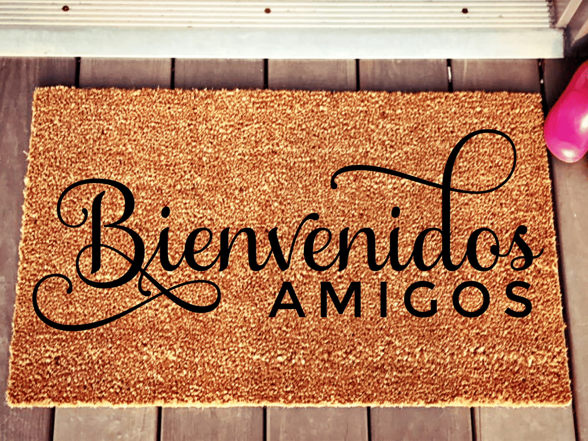 Bienvenidos Amigos Doormat - Personalised Doormat Australia