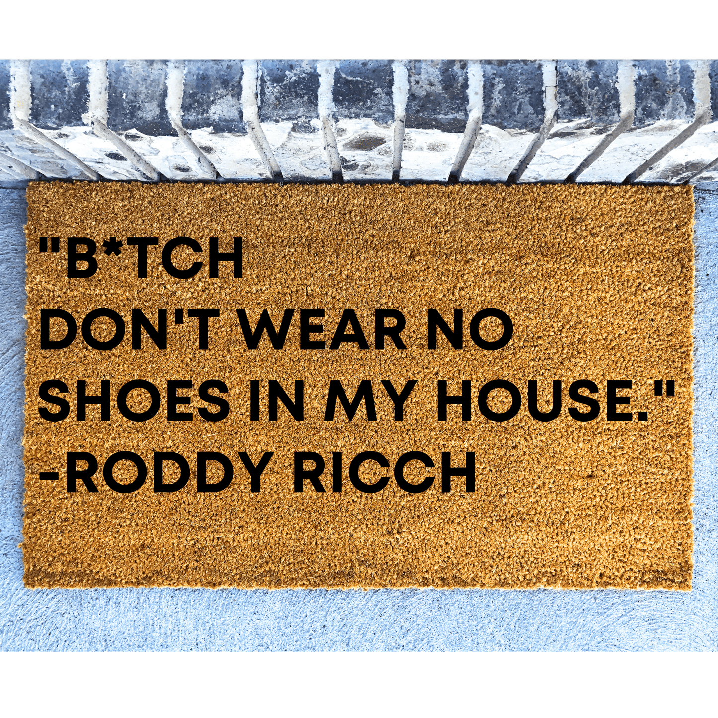 Roddy Ricch doormat - Personalised Doormat Australia