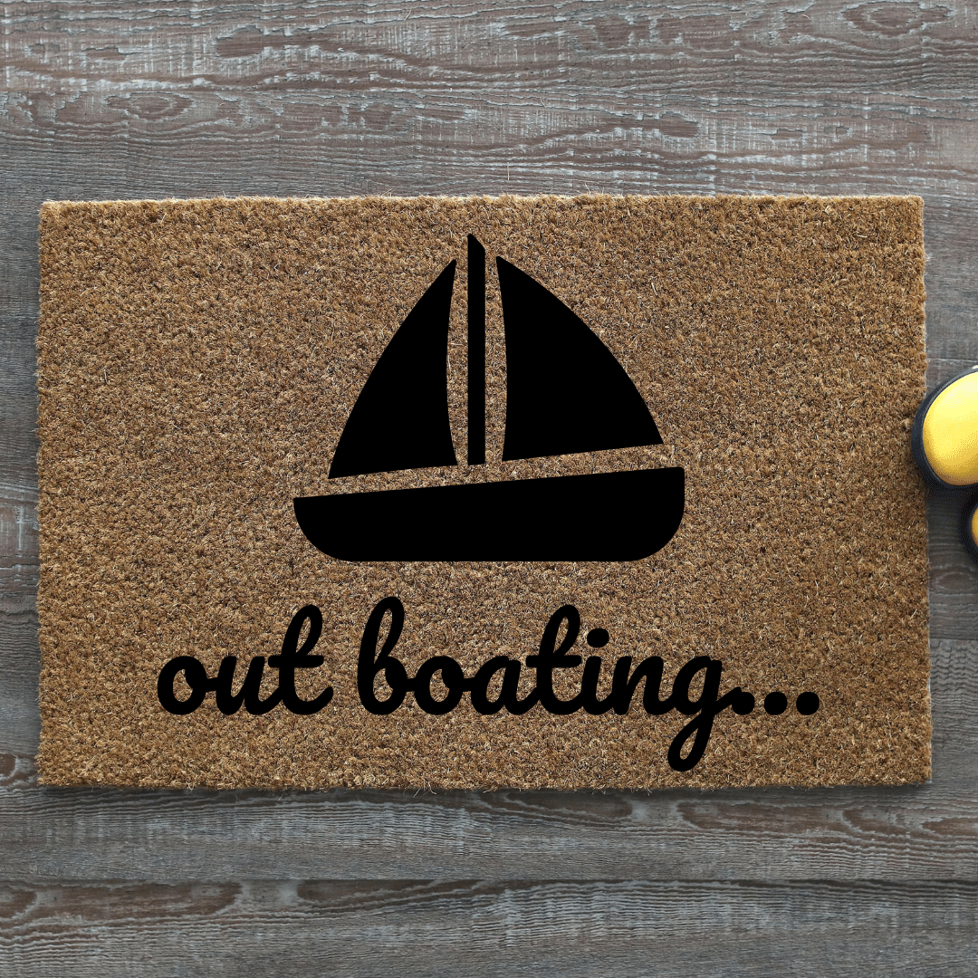 out boating boat doormat