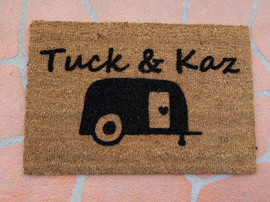 Caravan Doormat #2 - Personalised Doormat Australia