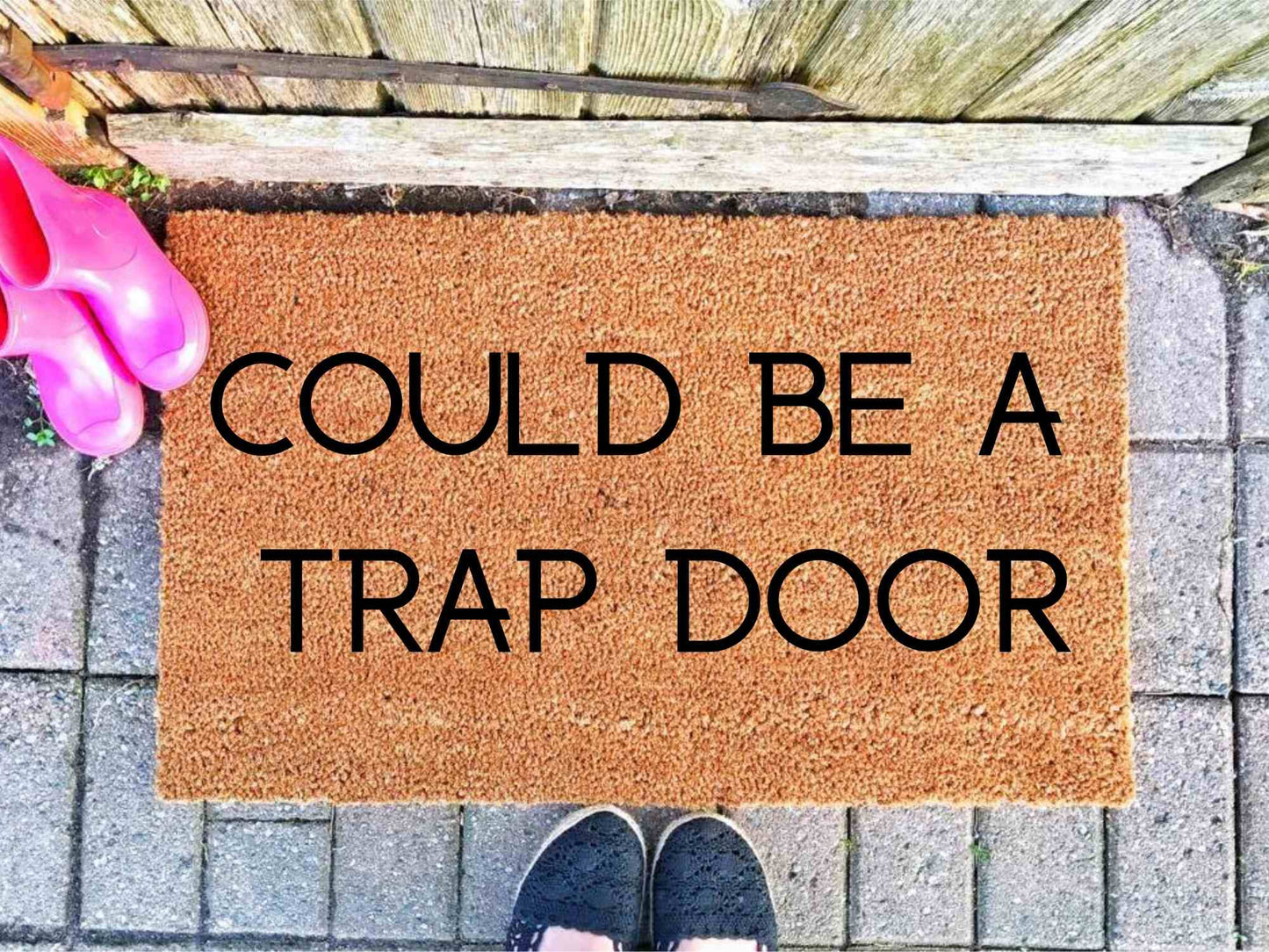 Trap Door Doormat - Personalised Doormat Australia