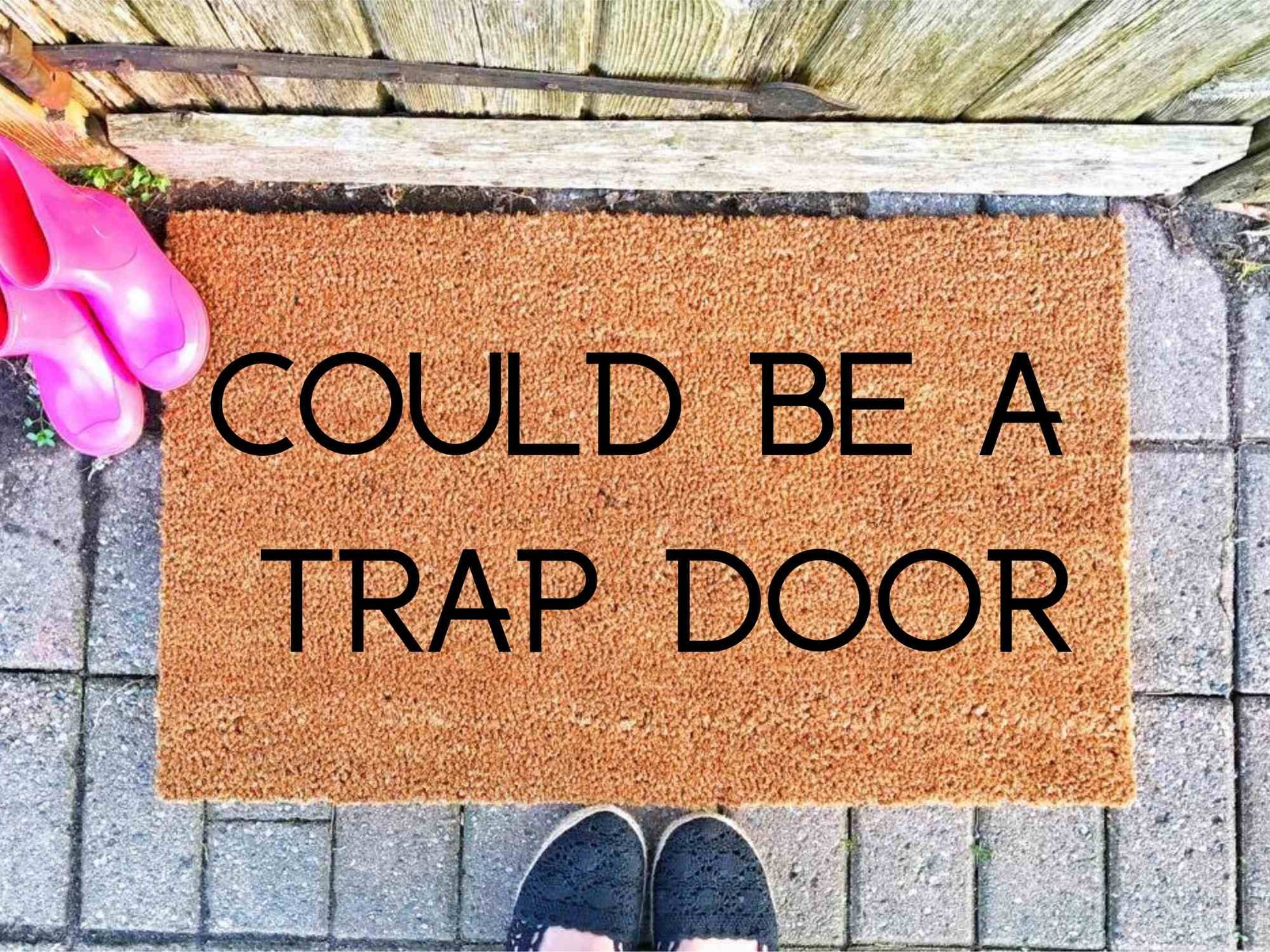 Trap Door Doormat - Personalised Doormat Australia