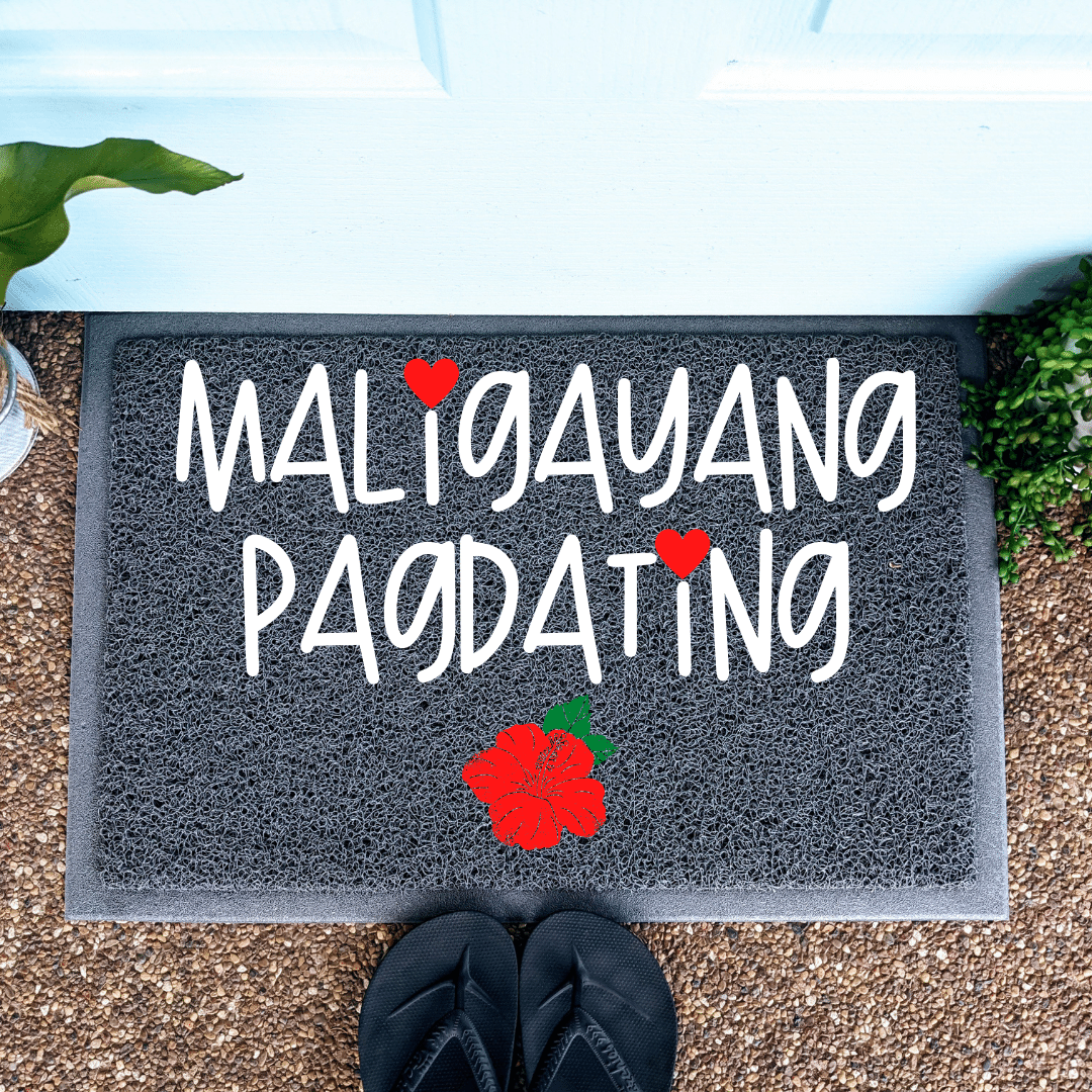 Filipino welcome doormat MALIGAYANG PAGDATING