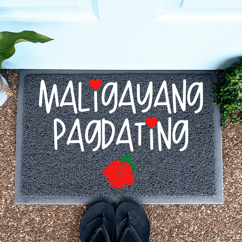 Filipino door mat Maligayang Pagdating Personalised Doormats