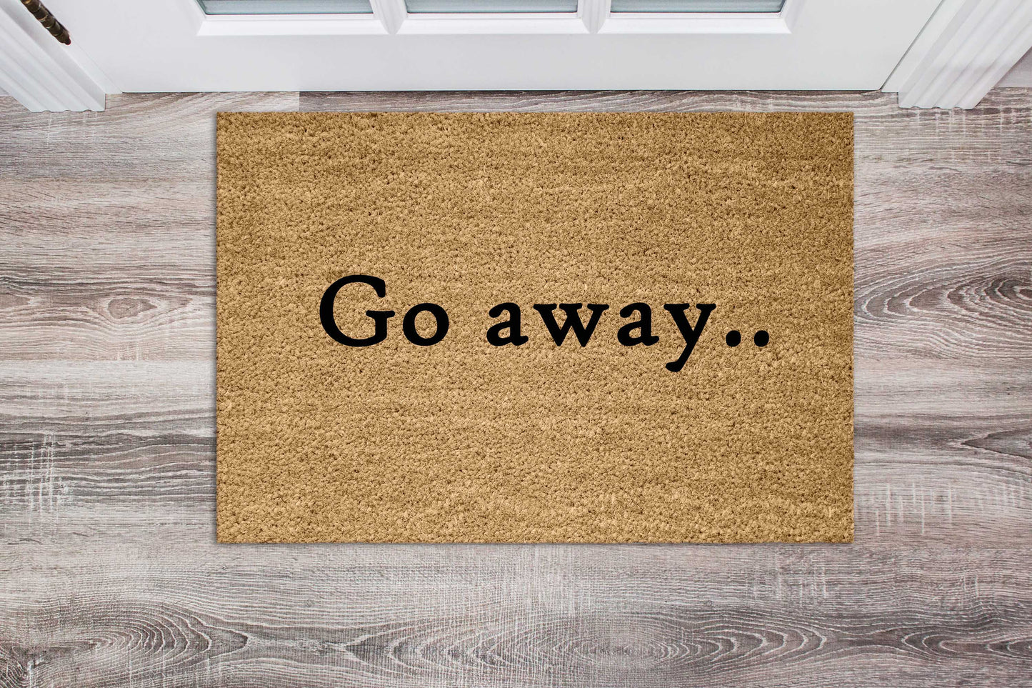 Go Away Doormat - Personalised Doormat Australia