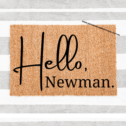 Hello newman doormat