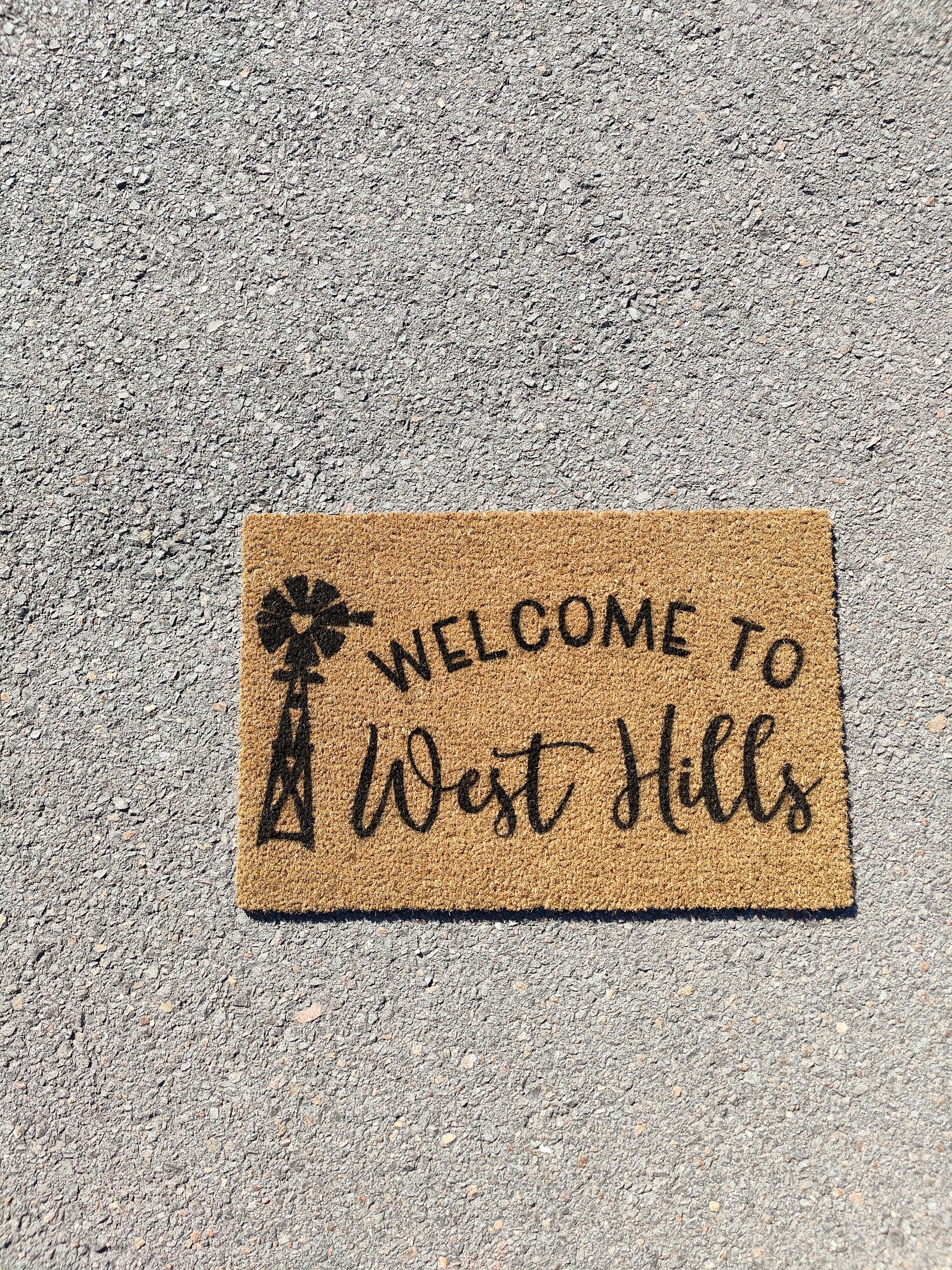 Windmill Farm personalised Doormat - Personalised Doormat Australia
