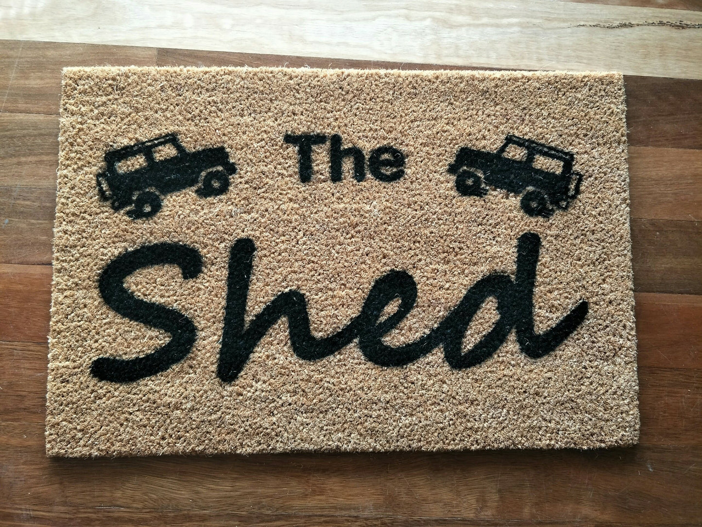 Mans shed Design your own doormat - Personalised Doormats Australia