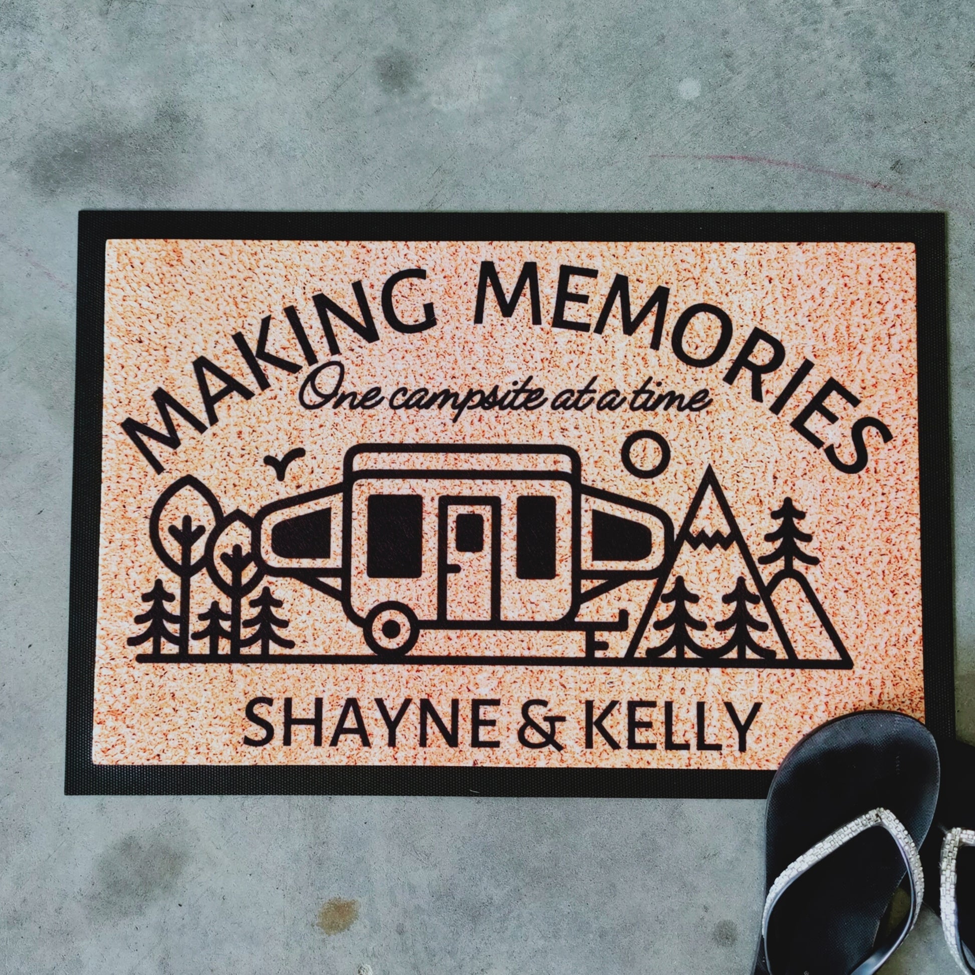 Making memories doormat pop-up - Personalised Doormat Australia