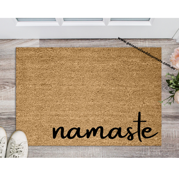 Namaste doormat - Personalised Doormat Australia