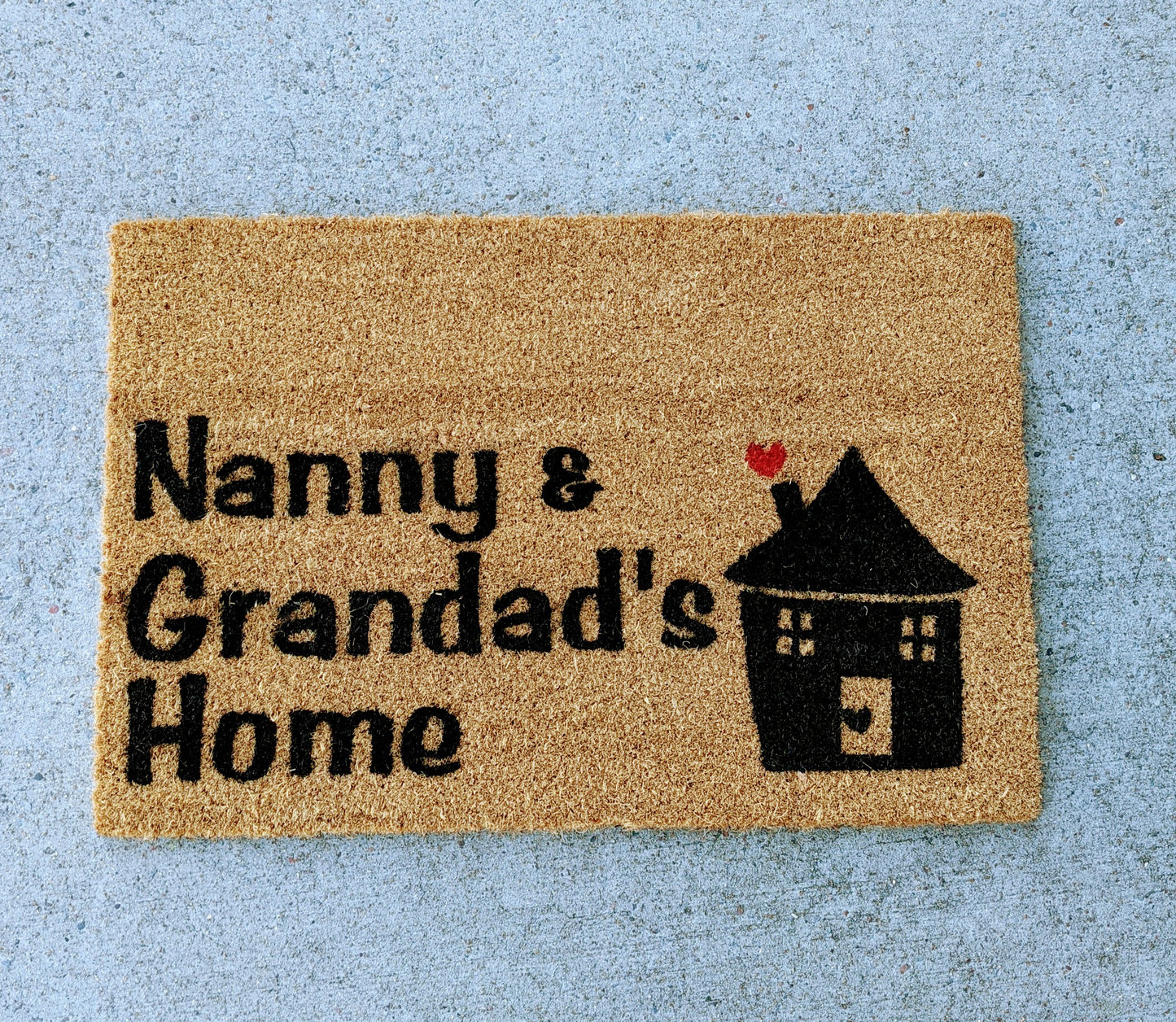 Nan and Grandads Home Doormat - Personalised Doormat Australia